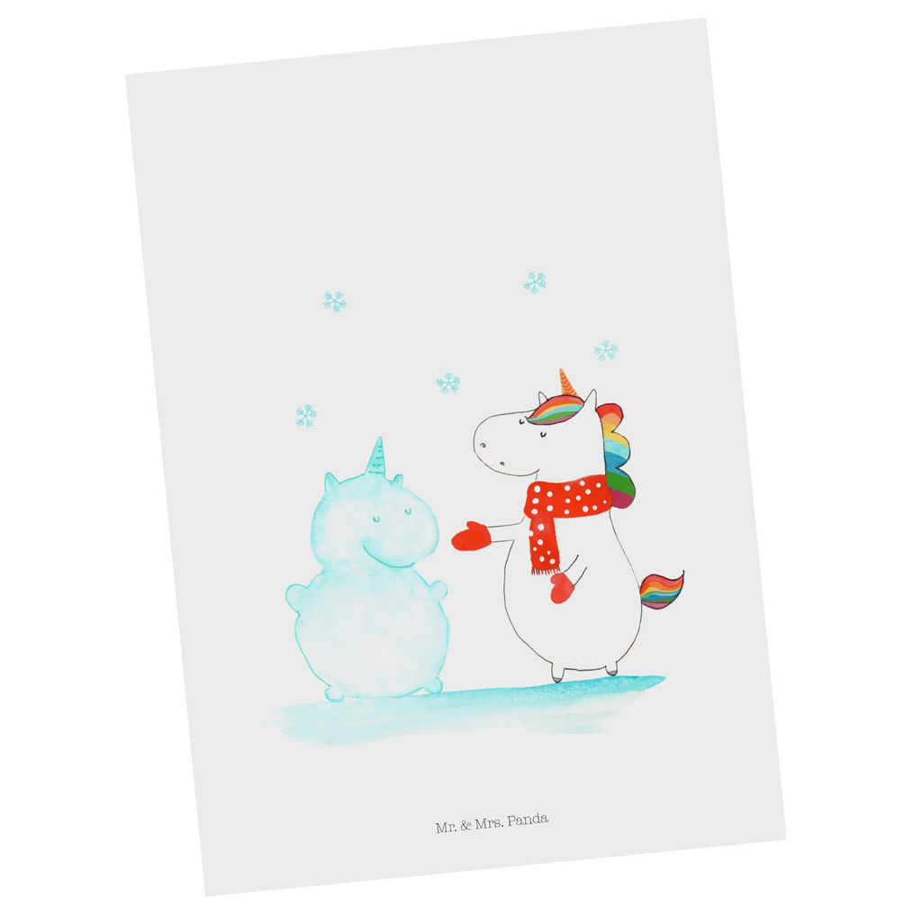 Postcard unicorn snowman Postkarte, Geburtstagskarte, Einladung, Einladungskarte, Einladungskarten Geburtstag, Geschenkkarte, Karte, Ansichtskarten, Grußkarte, Dankeskarte, Einladung Geburtstag, Ansichtskarte, Einhorn, Einhörner, Einhorn Deko, Unicorn, Schnee, kalt, X-Mas, Winter, Schneemann, Weihnachten, Handschuhe, Mütze, Kuchen