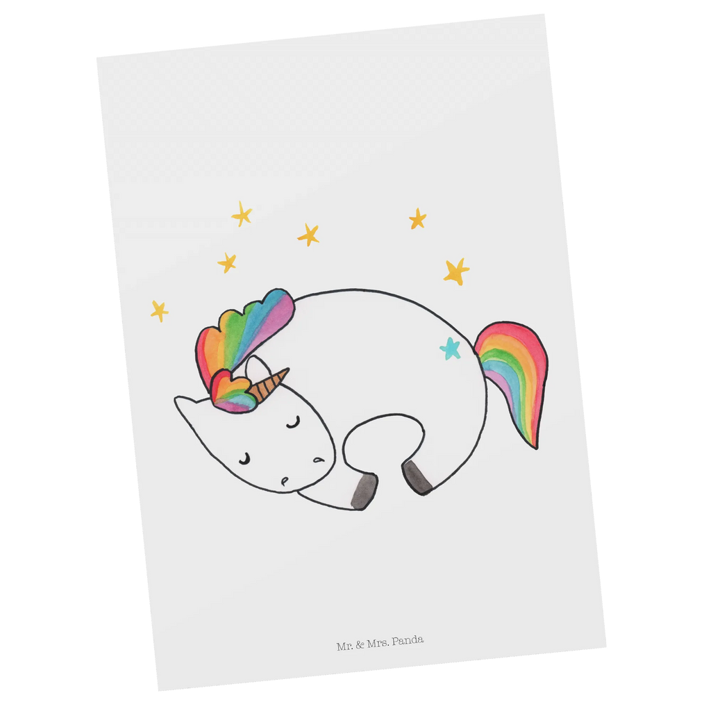 Postcard unicorn Night card, postcards, letter, invitation card, paper, Postcard, invitation, gift card, gift, unicorn, unicorns, fun, girlfriend, calm, dream, Unicorn, Unicorn saying, reality, present girlfriend, funny saying, people