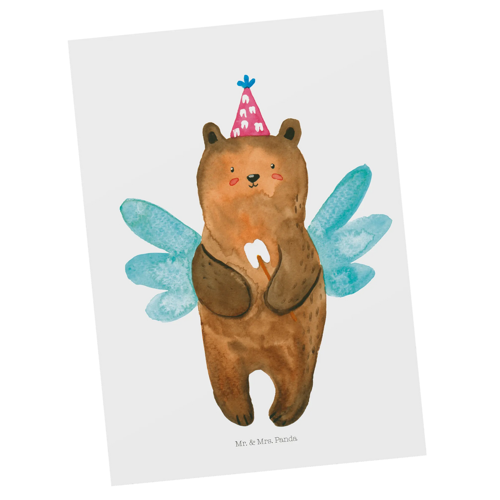 Pocztówka niedźwiedź Wróżka zębów Niedźwiedź, Miś, Pluszowy miś