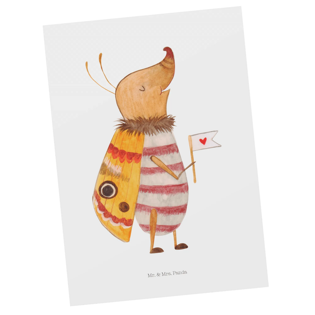 Pocztówka ćma mała flaga Motywy zwierzęce, dobra energia, zabawne powiedzonka, zwierzęta