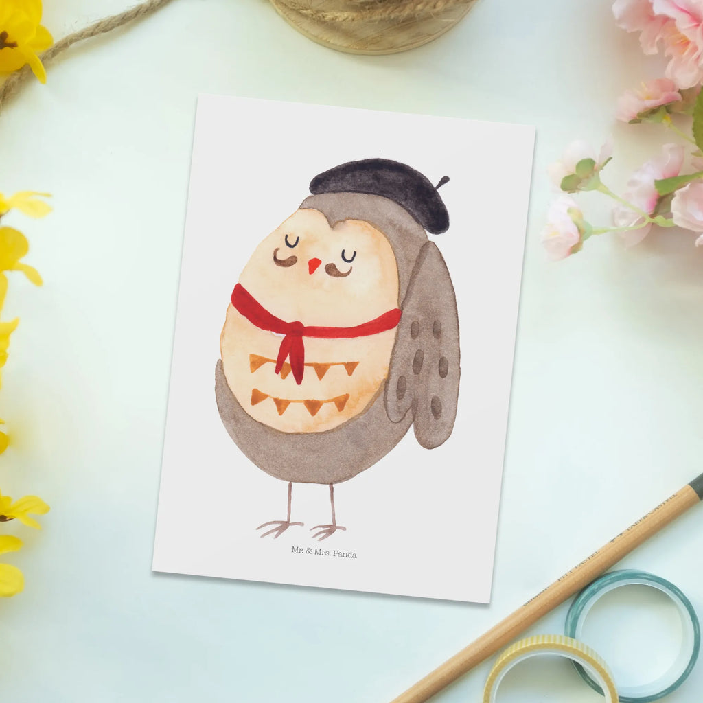 Postkarte Eule Frankreich Fotokarte, Postkarten, spruchkarte, Ansichtskarten, einzelkarte, bildkarte, Motivkarte, Postkarte, kunstkarte, Grußkarte, Ansichtskarte, Kunstkarten, Designkarte, Eule, Frankreich, Eulen, Das Leben Ist schön, Hibou, Spruch Französisch, La Vie Est Belle, Owl, Spruch schön, Eule Deko