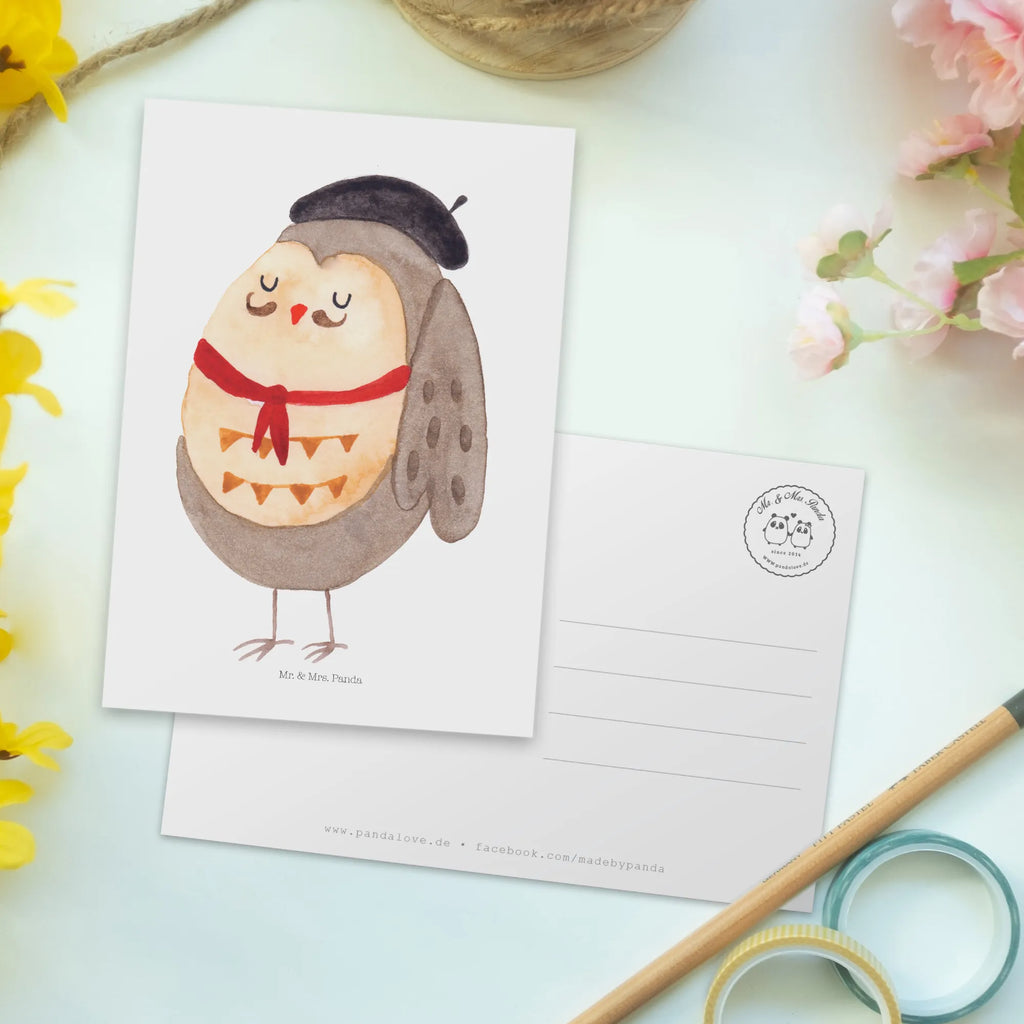 Postkarte Eule Frankreich Fotokarte, Postkarten, spruchkarte, Ansichtskarten, einzelkarte, bildkarte, Motivkarte, Postkarte, kunstkarte, Grußkarte, Ansichtskarte, Kunstkarten, Designkarte, Eule, Frankreich, Eulen, Das Leben Ist schön, Hibou, Spruch Französisch, La Vie Est Belle, Owl, Spruch schön, Eule Deko