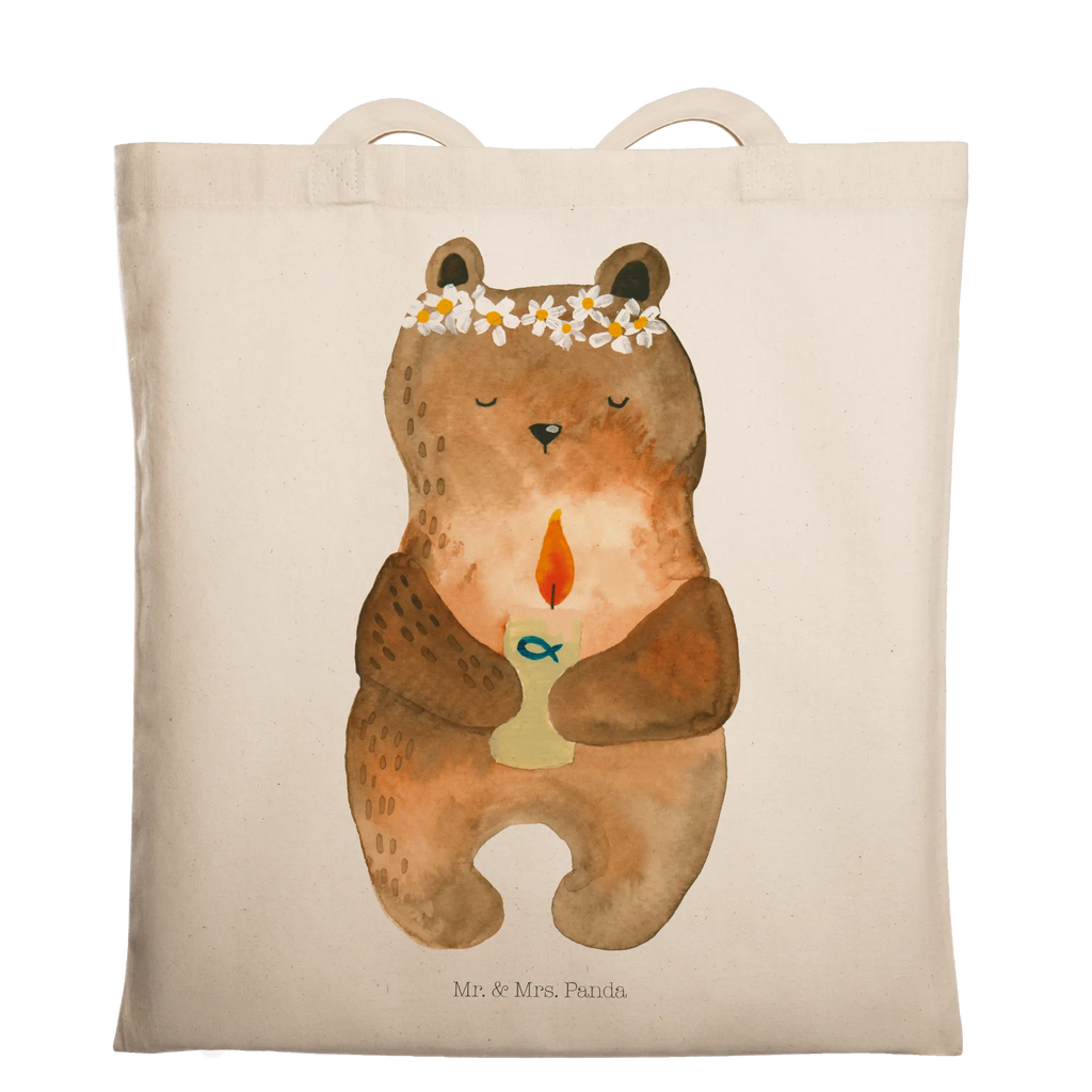 Torba Niedźwiedź Komunia Umhängetasche, Tragetasche, Badetasche, Stofftasche, Strandtasche, Tasche, Jutebeutel, Jutetasche, Einkaufstasche, Schultertasche, Stoffbeutel, Beuteltasche, Beutel, Einkaufstüte, Shopper, Laptoptasche, Bär, Teddy, Teddybär, Taufkerze, Kommunion, Gottes Segen, katholisch
