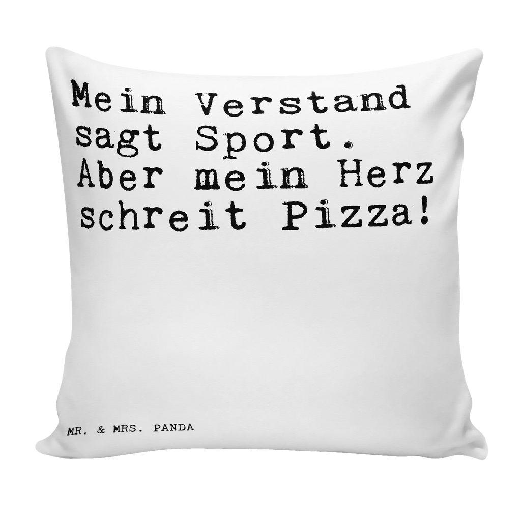 Cushion Mein Verstand sagt Sport.... bedroom, 40 x 40, sofa, pillow case, pillows, soft, 40x40, cushion, bed, fluffy, couch, settee, Pillow, pad, saying, sayings, funny, wisdom, quotes, Sayings Proverbs Wisdom Quotes Funny Wisdom Words