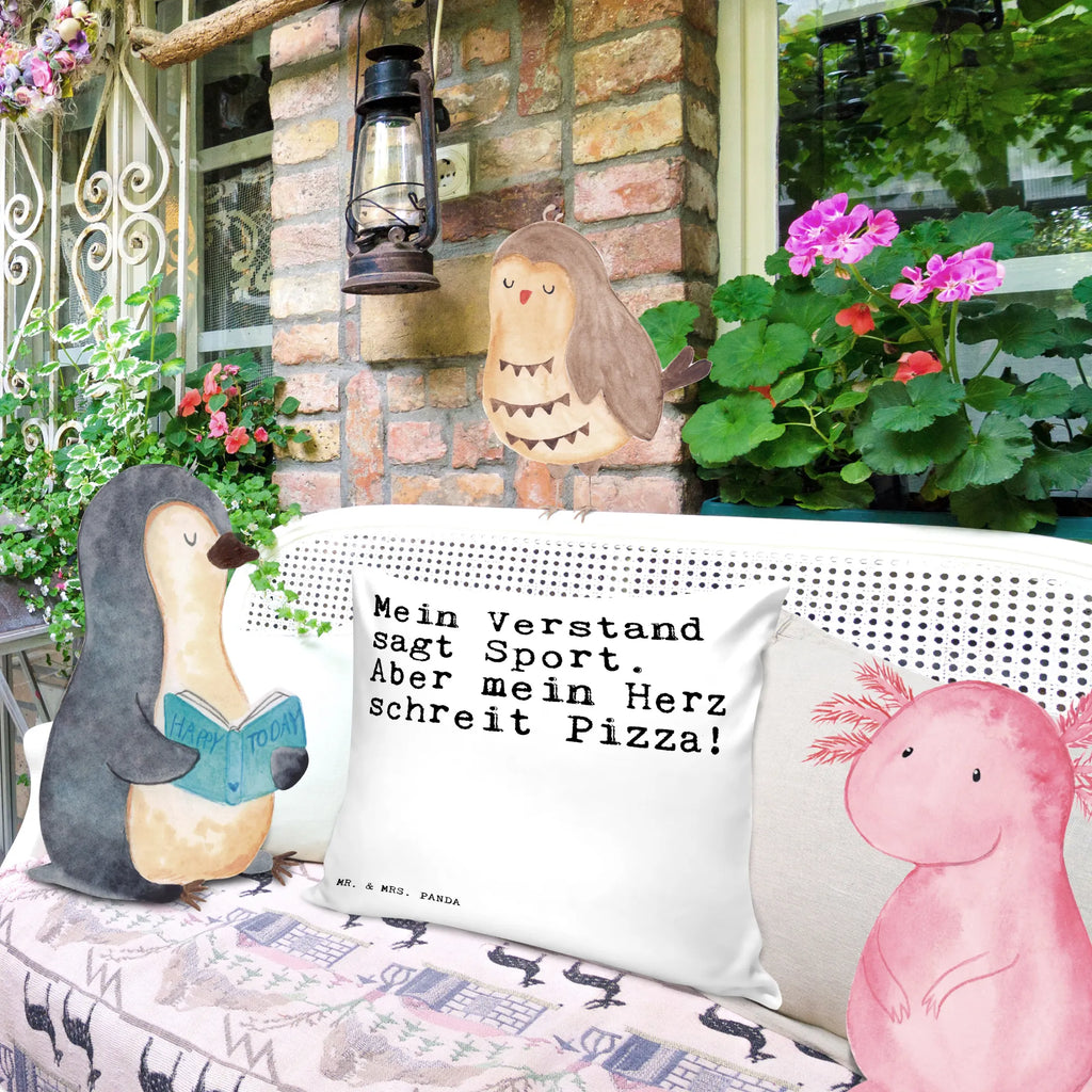 Cushion Mein Verstand sagt Sport.... bedroom, 40 x 40, sofa, pillow case, pillows, soft, 40x40, cushion, bed, fluffy, couch, settee, Pillow, pad, saying, sayings, funny, wisdom, quotes, Sayings Proverbs Wisdom Quotes Funny Wisdom Words