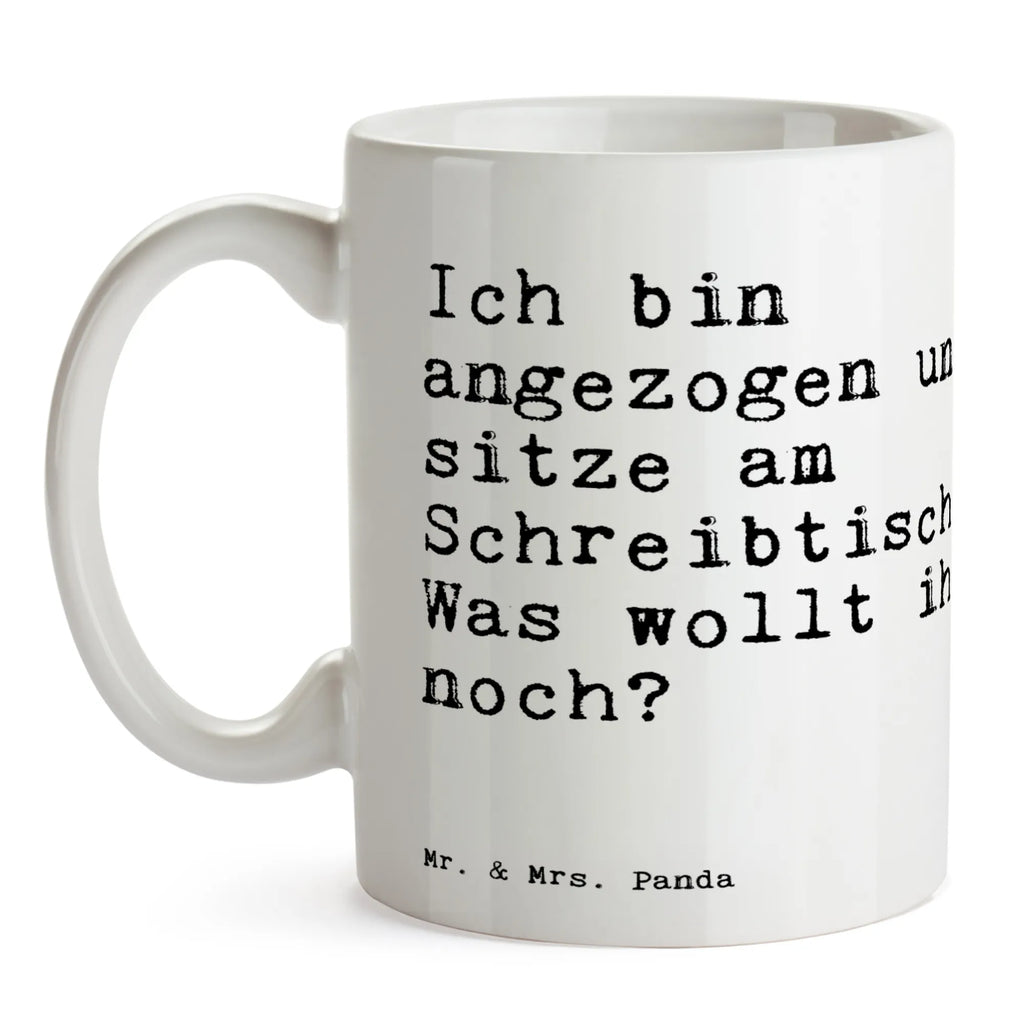 Mug Ich bin angezogen und... Tasse mit Zitaten, Keramiktasse, Tasse mit Motiven, Geschenktasse, Tasse, Teetasse, Porzellantasse, Bürotasse, Kaffeetasse, Spruch, Sprüche, lustige Sprüche, Weisheiten, Zitate, Spruch Geschenke, Spruch Sprüche Weisheiten Zitate Lustig Weisheit Worte