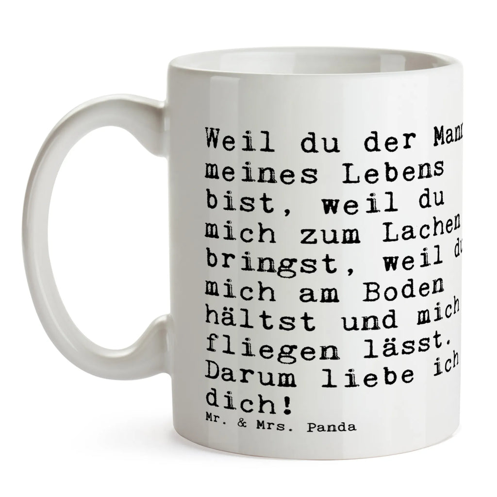 Kubek Weil du der Mann... Porzellantasse, Bürotasse, Tasse mit Zitaten, Geschenktasse, Keramiktasse, Tasse, Kaffeetasse, Teetasse, Tasse mit Motiven, Spruch, Sprüche, lustige Sprüche, Weisheiten, Zitate, Spruch Geschenke, Spruch Sprüche Weisheiten Zitate Lustig Weisheit Worte