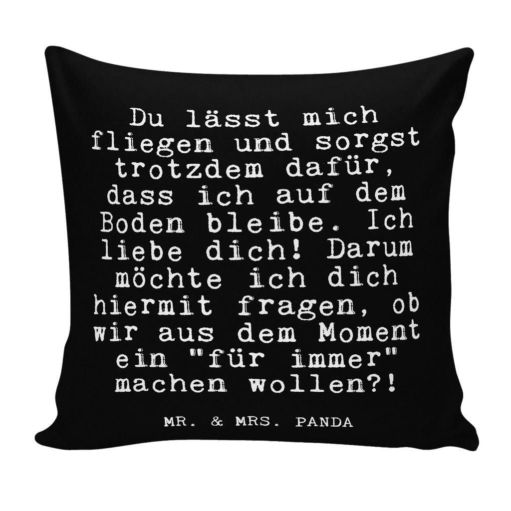 40x40 poduszka Du lässt mich fliegen... Przysłowie, przysłowia, zabawne przysłowia, mądrości, cytaty, prezenty z przysłowiami