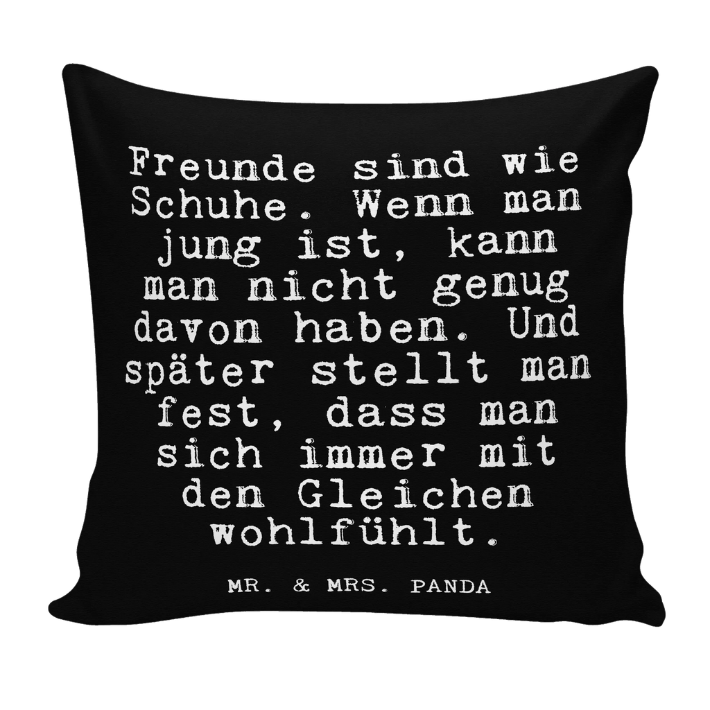 Cushion Freunde sind wie Schuhe.... soft, settee, cushion, 40 x 40, pad, sofa, fluffy, pillow case, bed, bedroom, 40x40, Pillow, couch, pillows, saying, sayings, funny, wisdom, quotes, Glizzer Spell Proverbs Wisdom Quotes Funny Wisdom Words