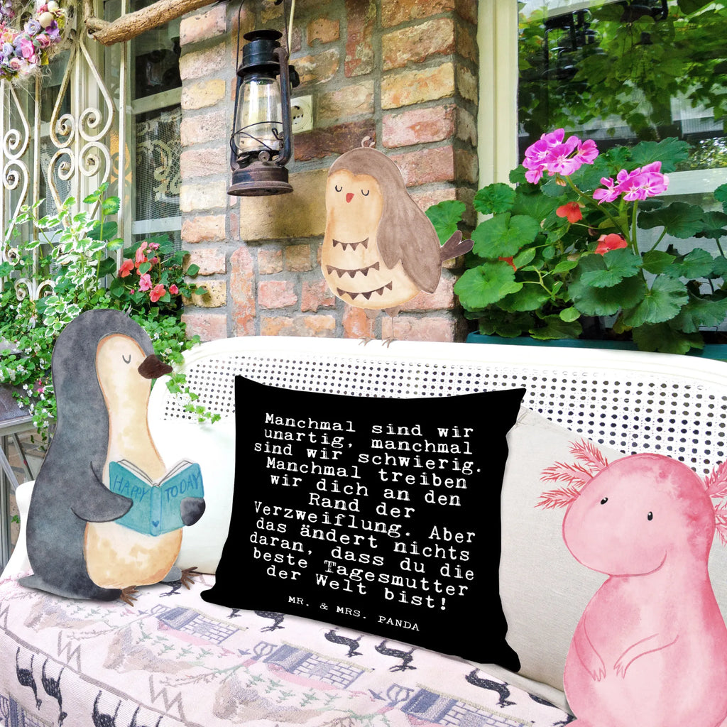 Cushion Manchmal sind wir unartig,... couch, settee, pillows, bed, fluffy, Pillow, bedroom, pad, 40x40, pillow case, cushion, 40 x 40, sofa, soft, saying, sayings, funny, wisdom, quotes, Glizzer Spell Proverbs Wisdom Quotes Funny Wisdom Words