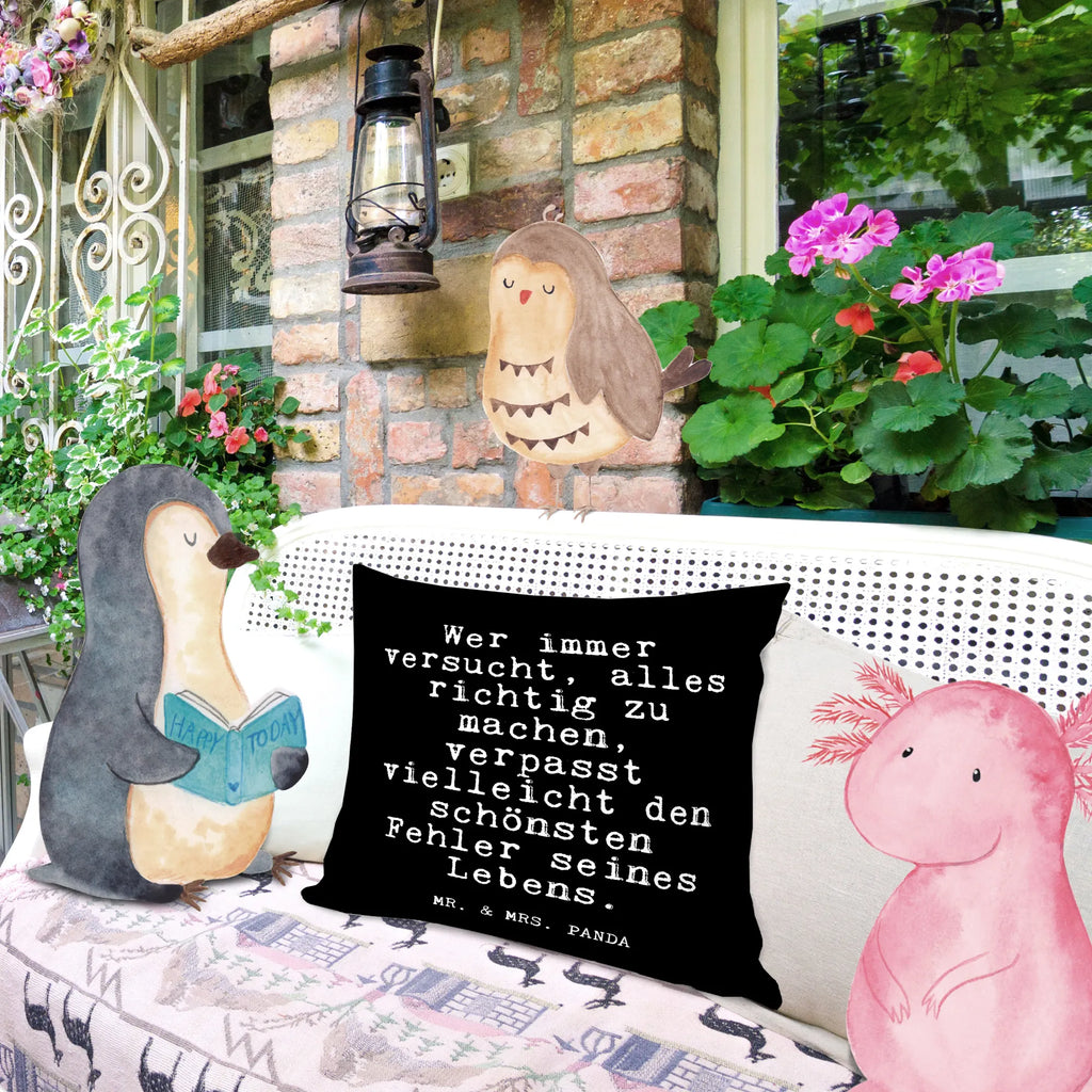 Cushion Wer immer versucht, alles... cushion, soft, pillow case, settee, fluffy, sofa, bedroom, pad, Pillow, 40 x 40, bed, couch, pillows, 40x40, saying, sayings, funny, wisdom, quotes, Glizzer Spell Proverbs Wisdom Quotes Funny Wisdom Words