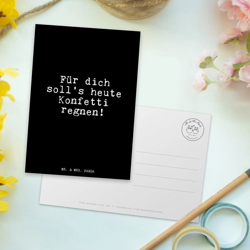 Postcard Für dich soll's heute... postcards, paper, card, invitation, gift card, letter, Postcard, gift, invitation card, saying, sayings, funny, wisdom, quotes, Glizzer Spell Proverbs Wisdom Quotes Funny Wisdom Words
