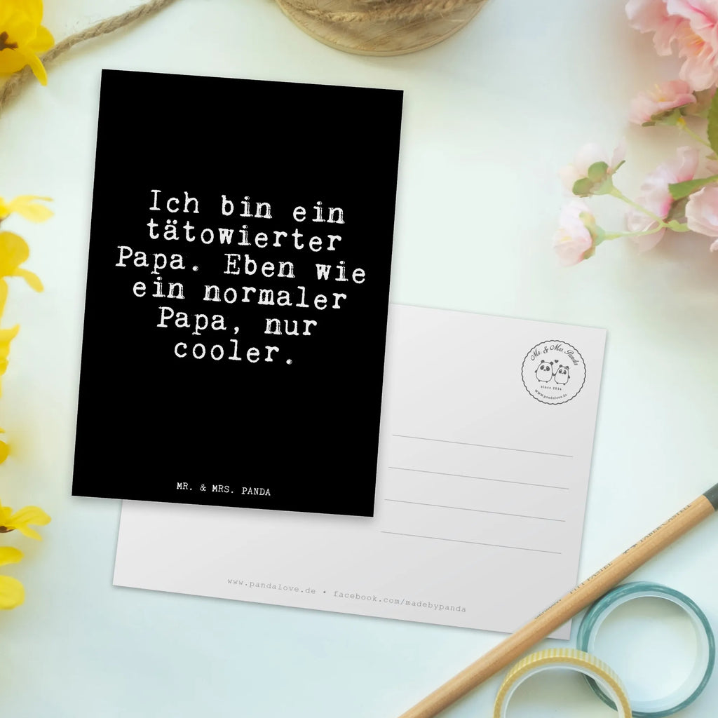 Pocztówka Ich bin ein tätowierter... Postkarte, Karte, Geschenkkarte, Grußkarte, Einladung, Ansichtskarte, Geburtstagskarte, Einladungskarte, Dankeskarte, Ansichtskarten, Einladung Geburtstag, Einladungskarten Geburtstag, Spruch, Sprüche, lustige Sprüche, Weisheiten, Zitate, Spruch Geschenke, Glizer Spruch Sprüche Weisheiten Zitate Lustig Weisheit Worte