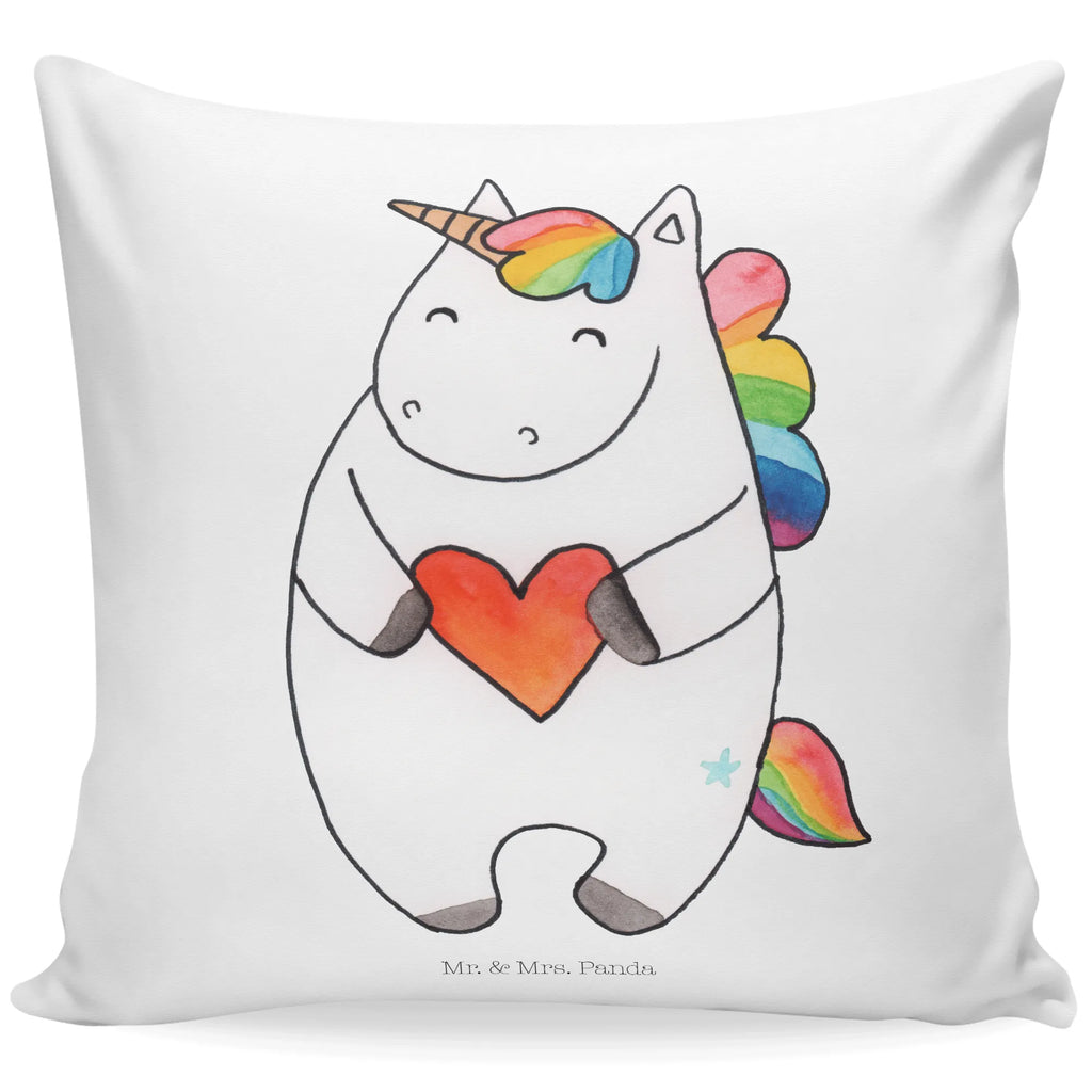 Cushion unicorn Heart 40x40, bedroom, couch, pillows, soft, sofa, cushion, bed, pillow case, settee, pad, 40 x 40, fluffy, Pillow, unicorn, unicorns, girlfriend present, heart, girlfriend gift, funny, bad girl, different, evil, bad, Unicorn