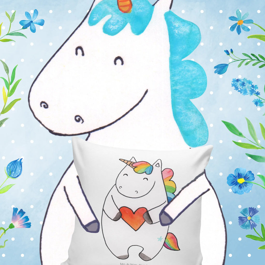 Cushion unicorn Heart 40x40, bedroom, couch, pillows, soft, sofa, cushion, bed, pillow case, settee, pad, 40 x 40, fluffy, Pillow, unicorn, unicorns, girlfriend present, heart, girlfriend gift, funny, bad girl, different, evil, bad, Unicorn