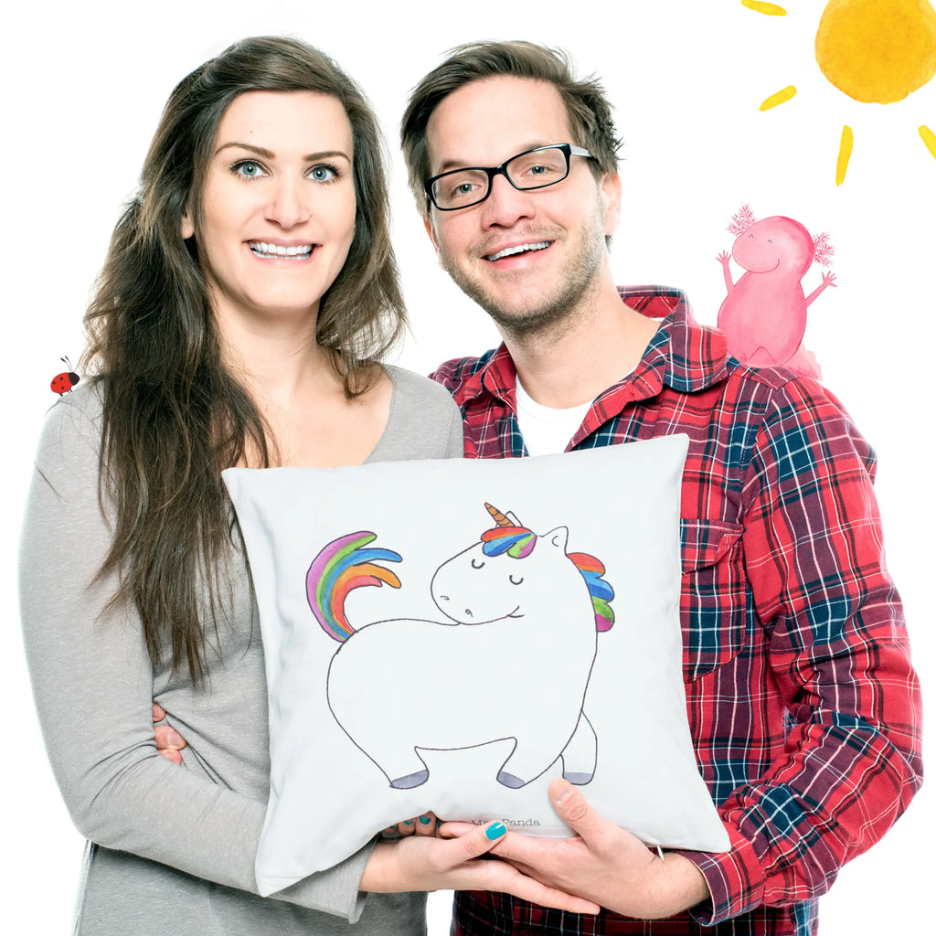 Cushion unicorn Swagger settee, pad, Pillow, sofa, pillow case, 40 x 40, bed, 40x40, pillows, couch, bedroom, fluffy, cushion, soft, unicorn, unicorns, Unicorn, proud, riding, riding gift, equestrian, horse, girlfriend, different, riding present