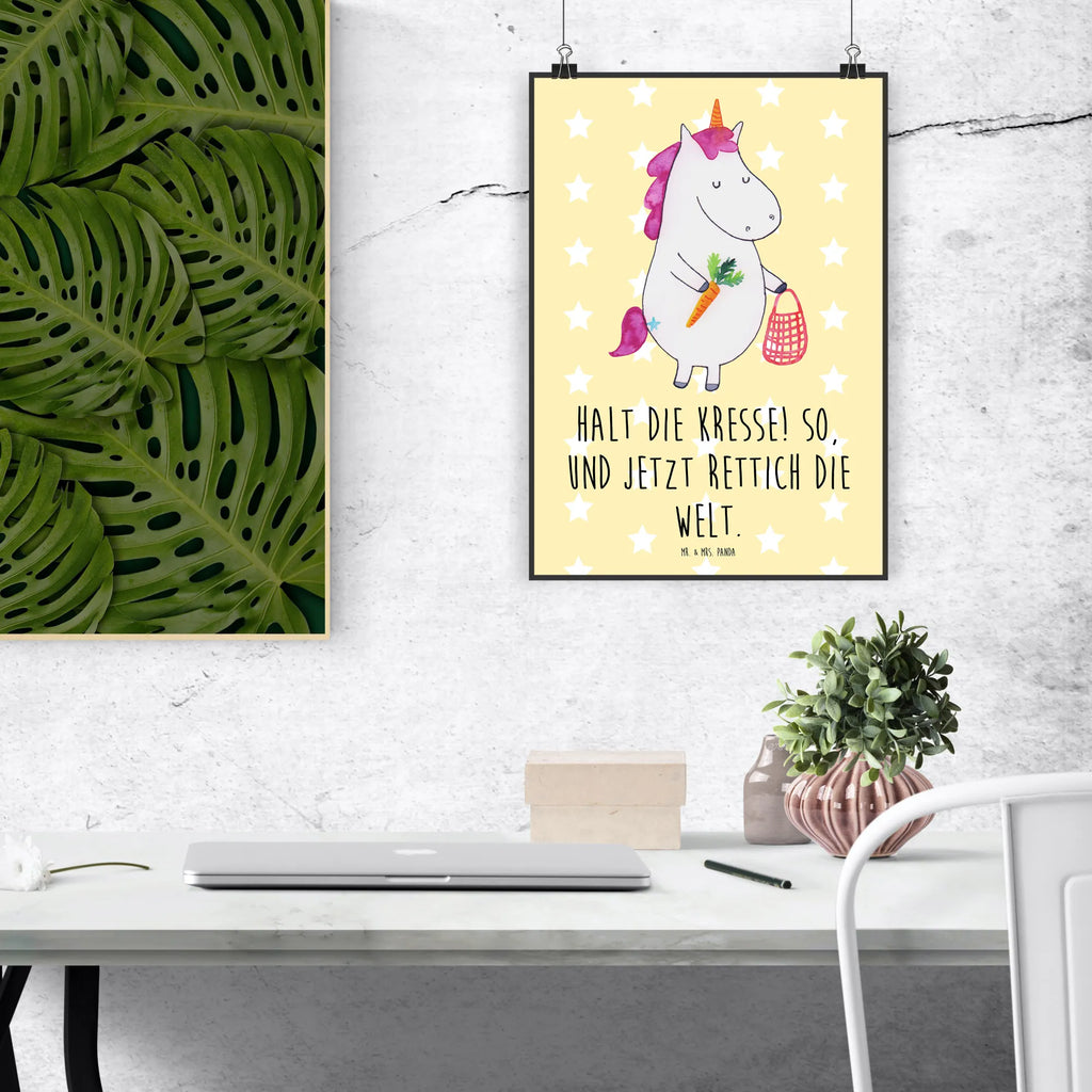 Poster unicorn Vegetables Wanddekoration, kunst für die wand, Deko Bild, wanddruck, grafikposter, Designposter, Wandposter, Wandschmuck, Mr. & Mrs. Panda Poster, Kunstdruck, drucke, Wandbild, kunstposter, Wanddeko Bild, Posterdruck, Plakat, wanddeko, Bild, Bild für Wand, wandkunst, kunstdruck poster, Poster, Einhorn Deko, Einhörner, Einhorn, Unicorn, Biomarkt, Wochenmarkt, Gemüse