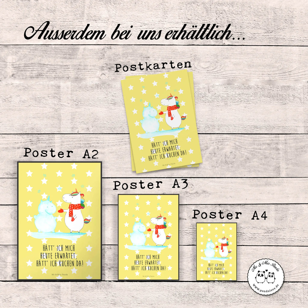 Poster unicorn snowman Wanddeko Bild, Wandposter, kunst für die wand, drucke, Posterdruck, Kunstdruck, Bild für Wand, grafikposter, kunstposter, Mr. & Mrs. Panda Poster, kunstdruck poster, Wanddekoration, wanddeko, Deko Bild, Bild, wanddruck, Poster, Plakat, wandkunst, Designposter, Wandschmuck, Wandbild, Einhorn Deko, Einhörner, Einhorn, Unicorn, kalt, Handschuhe, Mütze, Winter, Schnee, Schneemann, Kuchen, Weihnachten, X-Mas