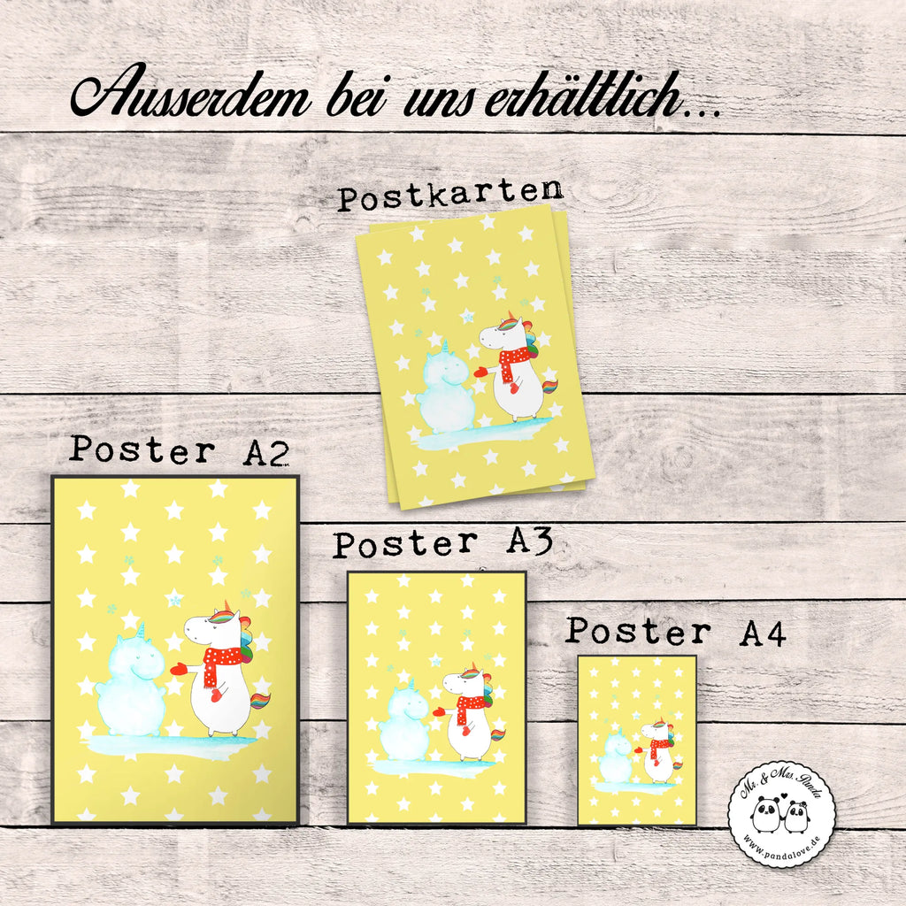 Poster unicorn snowman Wanddeko Bild, Wandposter, kunst für die wand, drucke, Posterdruck, Kunstdruck, Bild für Wand, grafikposter, kunstposter, Mr. & Mrs. Panda Poster, kunstdruck poster, Wanddekoration, wanddeko, Deko Bild, Bild, wanddruck, Poster, Plakat, wandkunst, Designposter, Wandschmuck, Wandbild, Einhorn Deko, Einhörner, Einhorn, Unicorn, kalt, Handschuhe, Mütze, Winter, Schnee, Schneemann, Kuchen, Weihnachten, X-Mas