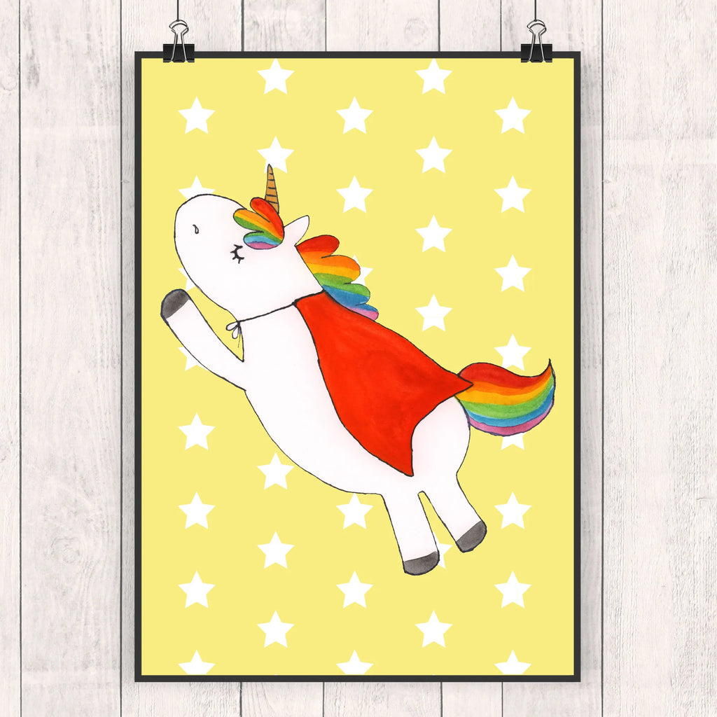 Plakat Jednorożec Super Plakat, Poster, drucke, grafikposter, Posterdruck, Bild für Wand, wanddeko, Deko Bild, kunstdruck poster, Wanddeko Bild, kunst für die wand, wanddruck, wandkunst, Wandposter, Wandschmuck, Bild, Wanddekoration, Mr. & Mrs. Panda Poster, Designposter, kunstposter, Kunstdruck, Wandbild, Einhorn Deko, Einhörner, Einhorn, Unicorn, Geschenk, Traummann, Mädchen, Girl, Freundin, Superheld, Held