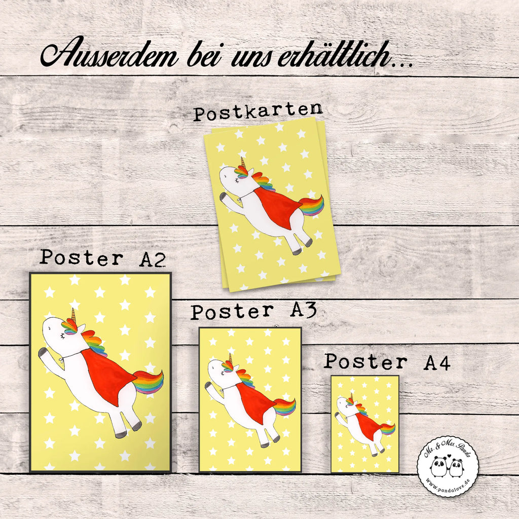 Plakat Jednorożec Super Plakat, Poster, drucke, grafikposter, Posterdruck, Bild für Wand, wanddeko, Deko Bild, kunstdruck poster, Wanddeko Bild, kunst für die wand, wanddruck, wandkunst, Wandposter, Wandschmuck, Bild, Wanddekoration, Mr. & Mrs. Panda Poster, Designposter, kunstposter, Kunstdruck, Wandbild, Einhorn Deko, Einhörner, Einhorn, Unicorn, Geschenk, Traummann, Mädchen, Girl, Freundin, Superheld, Held