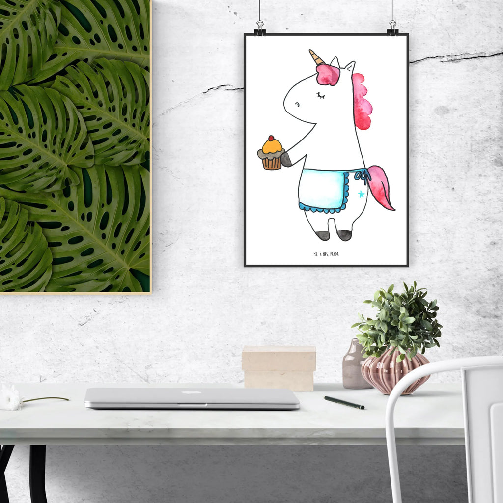 Poster unicorn muffins unicorn, unicorns, cook gift, Birthday, Birthday Greetings, Muffin, Congratulations, Baking, cook present, Unicorn, Cookies, Love Greetings