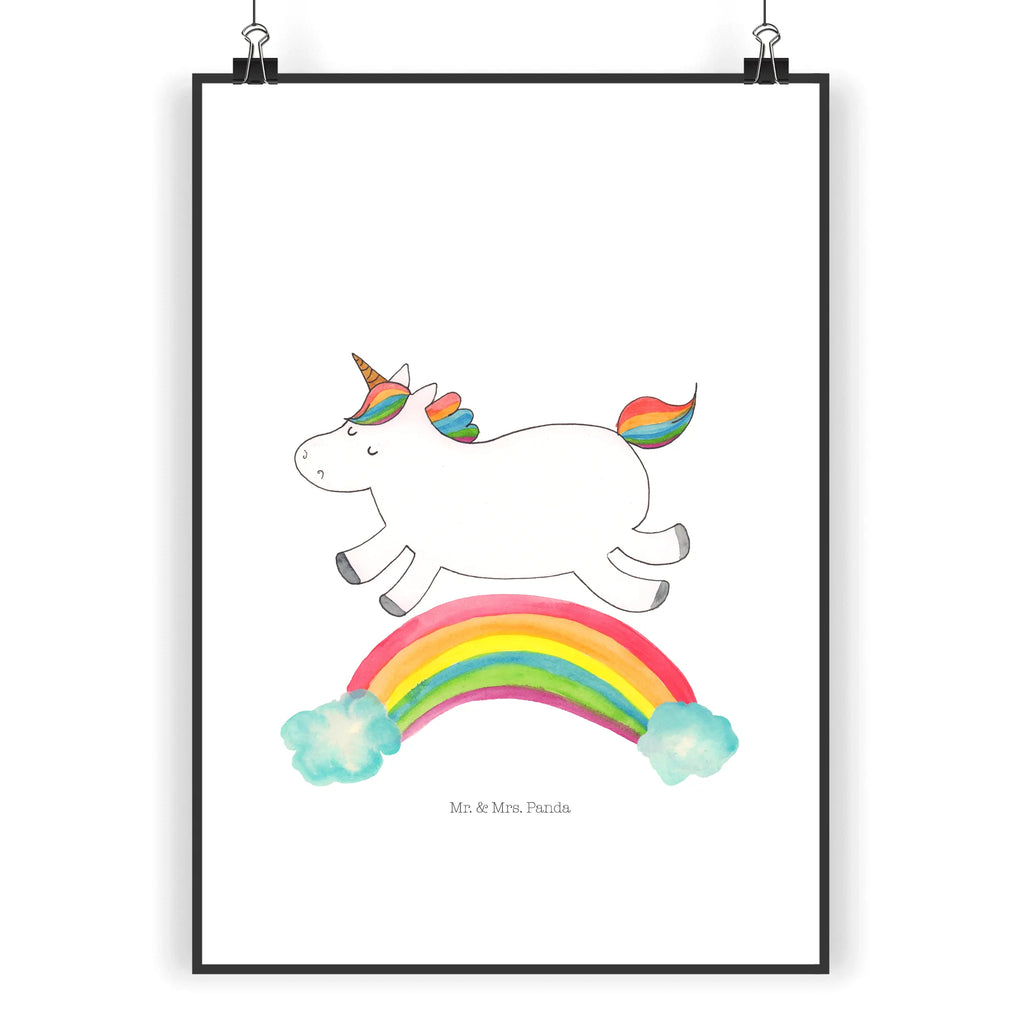 Poster Einhorn Regenbogen Wandposter, Kunstdruck, Posterdruck, wanddeko, Deko Bild, drucke, Poster, grafikposter, kunstdruck poster, Designposter, Wandschmuck, kunstposter, Wanddekoration, Bild für Wand, Bild, Plakat, kunst für die wand, Wandbild, wanddruck, Wanddeko Bild, Mr. & Mrs. Panda Poster, wandkunst, Einhorn Deko, Einhörner, Unicorn, Einhorn, Glitzer, Einhornpower, Erwachsenwerden, Regenbogen, Einhornautobahn