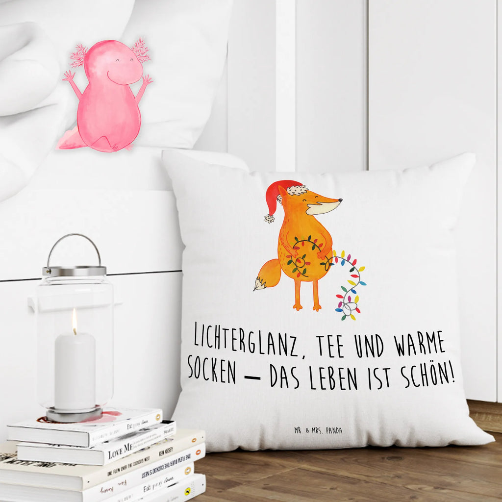 Cushion Fox Christmas fluffy, pad, couch, 40 x 40, soft, cushion, 40x40, sofa, pillows, bedroom, settee, pillow case, bed, Pillow, Winter, Christmas, Christmas time, snow, Saying beautiful, Gift Christmas, Santa Claus, Christmas Eve, Foxes, Fox