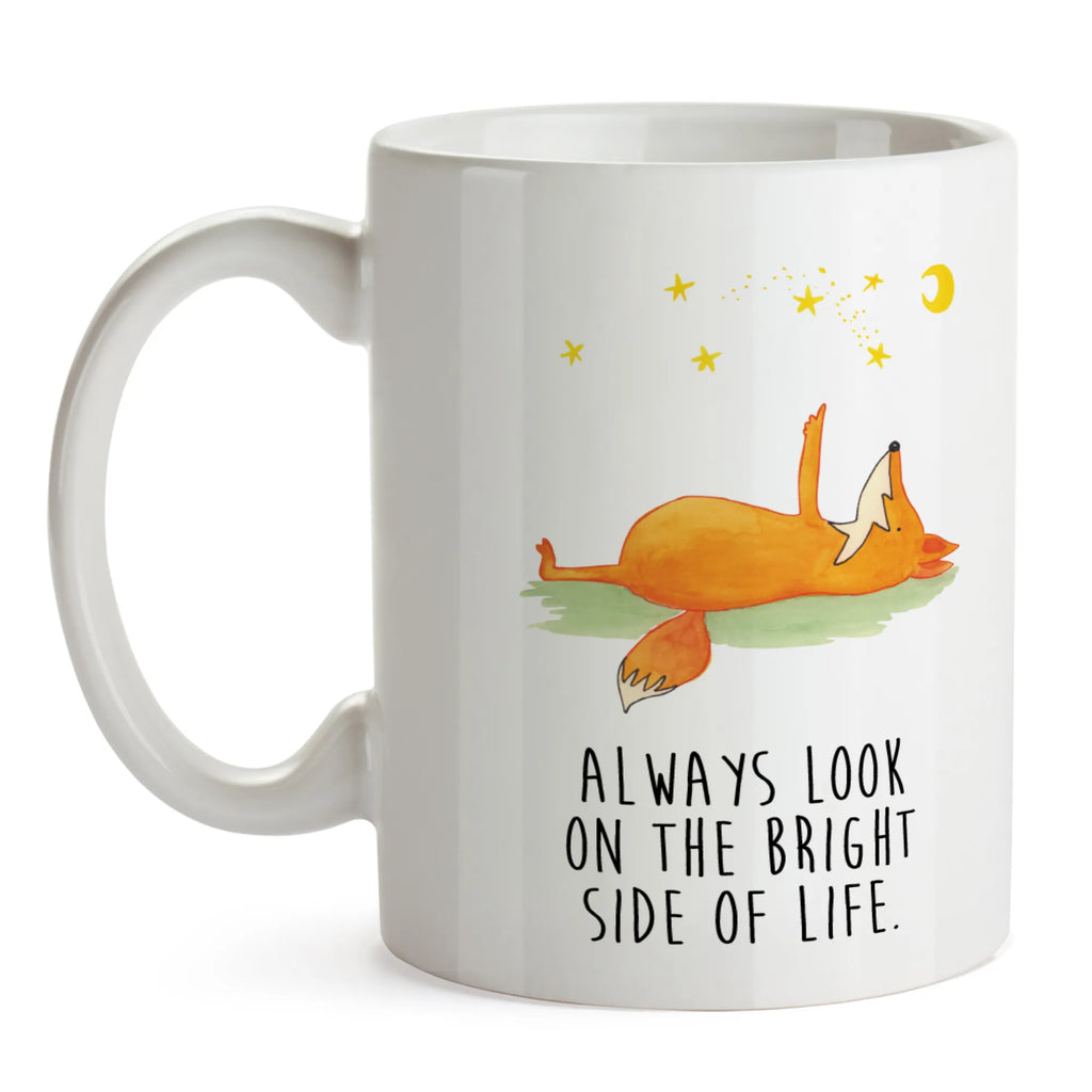 Mug Fox Stars Tasse, Kaffeetasse, Teetasse, Becher, Kaffeebecher, Teebecher, Keramiktasse, Porzellantasse, Büro Tasse, Geschenk Tasse, Tasse Sprüche, Tasse Motive, Kaffeetassen, Tasse bedrucken, Designer Tasse, Cappuccino Tassen, Schöne Teetassen, Fuchs, Füchse, tröstende Worte, Spruch positiv, Spruch schön, Romantik, Always Look on the Bright Side of Life