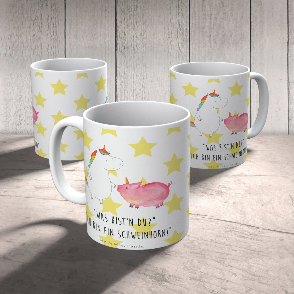 Tasse Einhorn + Schweinhorn Tasse, Tasse mit Motiven, Geschenktasse, Porzellantasse, Kaffeetasse, Bürotasse, Teetasse, Keramiktasse, Tasse mit Zitaten, Einhorn, Einhörner, Einhorn Deko, Unicorn, Schweinchen, Schwein, Schweinhorn, Freundschaft, Freundin