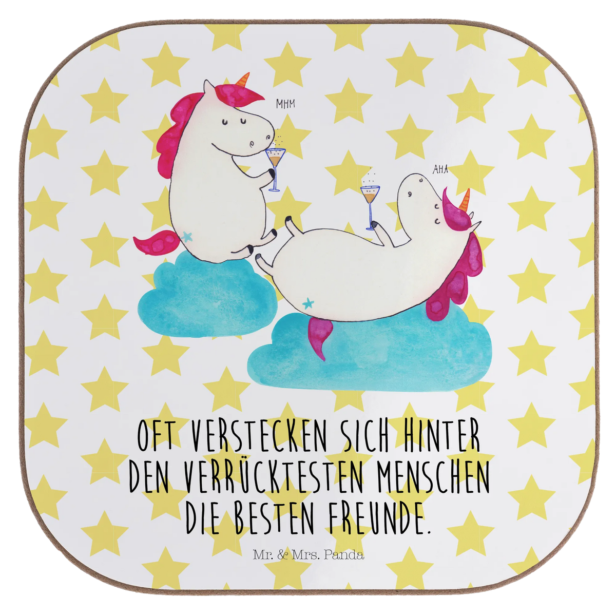 Square coaster unicorn sparkling wine Girlfriends, Champagne, Cork, Girls' night, Best, Girlfriend, Fun
