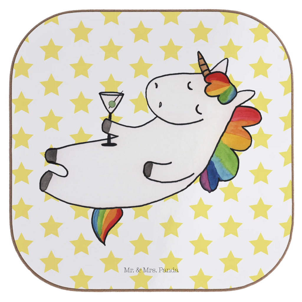 Square coaster unicorn cocktail gifts, Coasters, breakfast, glass coasters, presents, party, gift, unicorn, unicorns, celebrating, fun, birthday, girlfriend present, champagne, girlfriend gift, caipirinha, rum