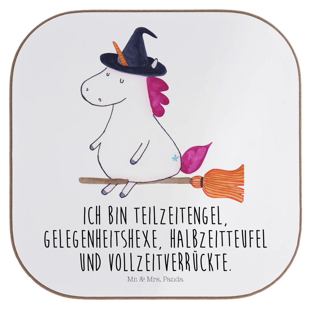 Square coaster unicorn Witch party, presents, Coasters, gift, breakfast, glass coasters, gifts, unicorn, unicorns, angel, bad girl, bitch, devil, Unicorn, mad, witch, wife gift, girlfriend present