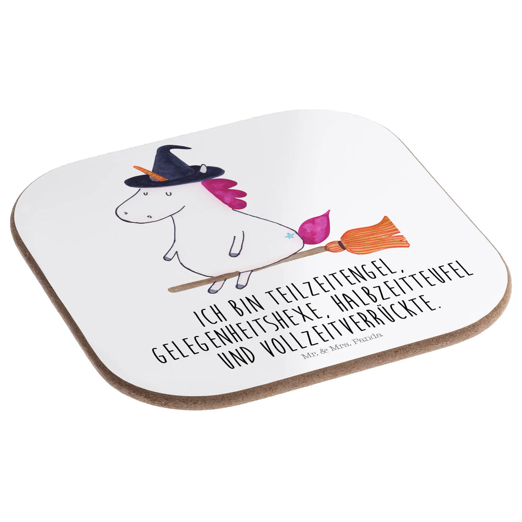 Square coaster unicorn Witch party, presents, Coasters, gift, breakfast, glass coasters, gifts, unicorn, unicorns, angel, bad girl, bitch, devil, Unicorn, mad, witch, wife gift, girlfriend present