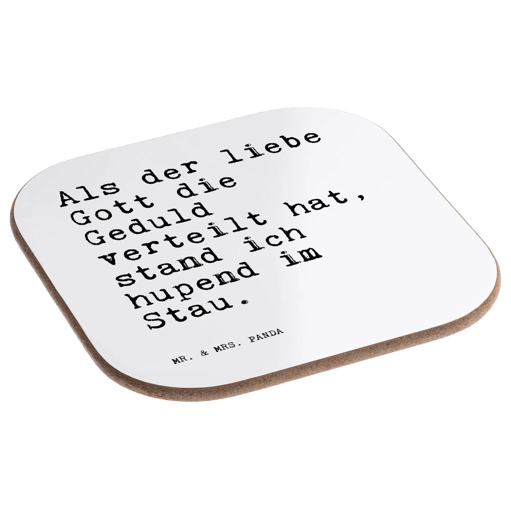 Square coaster Als der liebe Gott... gifts, breakfast, presents, party, Coasters, gift, glass coasters, saying, sayings, funny, wisdom, quotes, Sayings Proverbs Wisdom Quotes Funny Wisdom Words