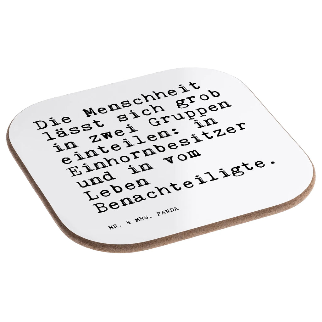 Podkładka Die Menschheit lässt sich... Przysłowie, przysłowia, zabawne przysłowia, mądrości, cytaty, prezenty z przysłowiami