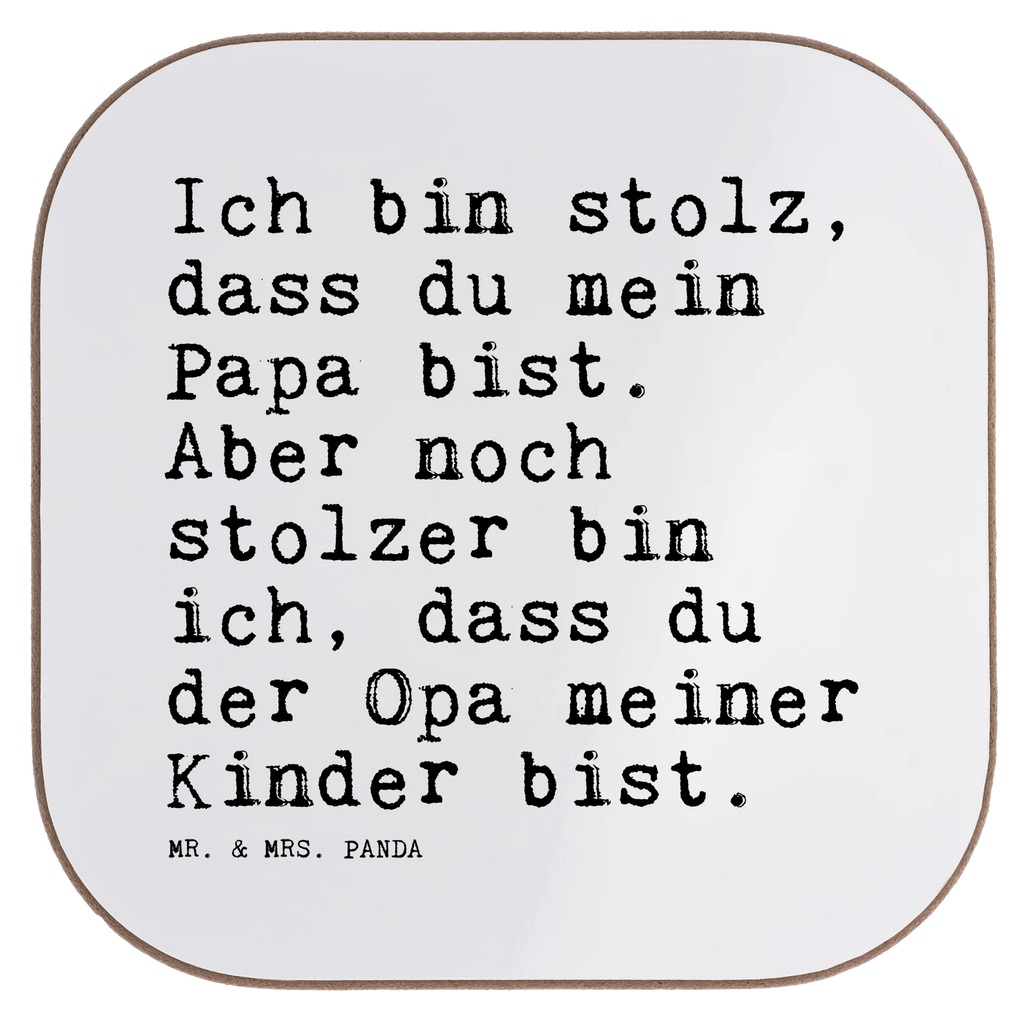 Podkładka Ich bin stolz, dass... Przysłowie, przysłowia, zabawne przysłowia, mądrości, cytaty, prezenty z przysłowiami