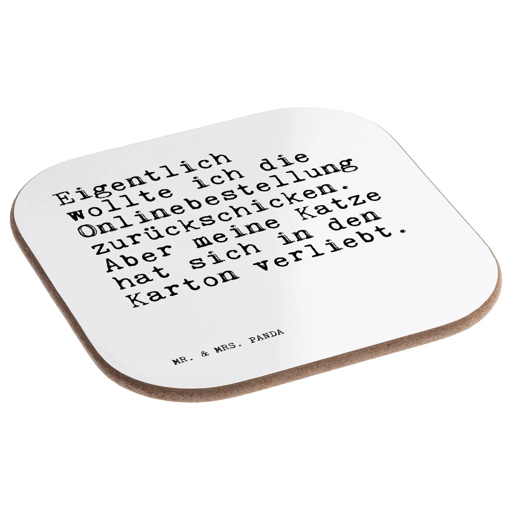 Square coaster Eigentlich wollte ich die... presents, gifts, gift, glass coasters, Coasters, breakfast, party, saying, sayings, funny, wisdom, quotes, Sayings Proverbs Wisdom Quotes Funny Wisdom Words