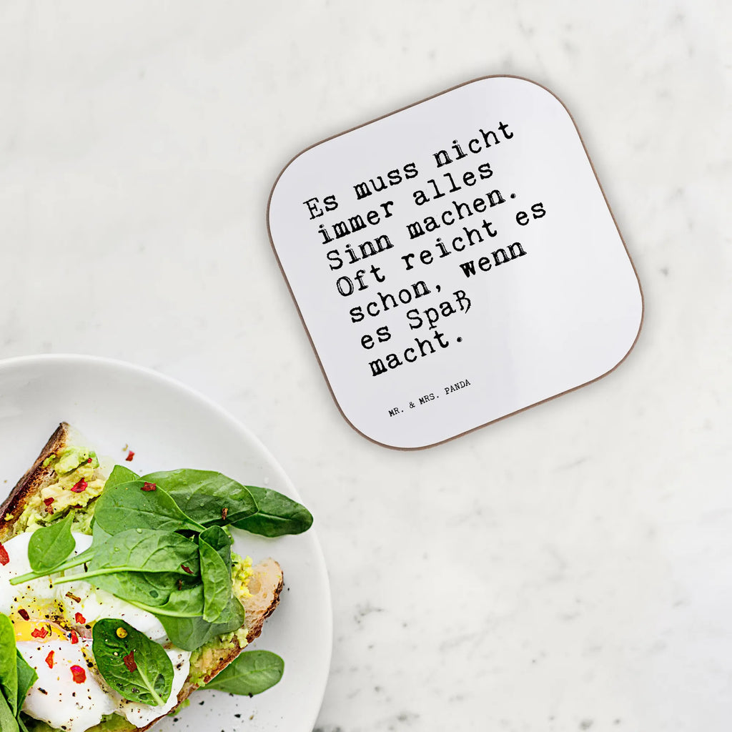 Square coaster Es muss nicht immer... Coasters, presents, glass coasters, breakfast, gift, gifts, party, saying, sayings, funny, wisdom, quotes, Sayings Proverbs Wisdom Quotes Funny Wisdom Words
