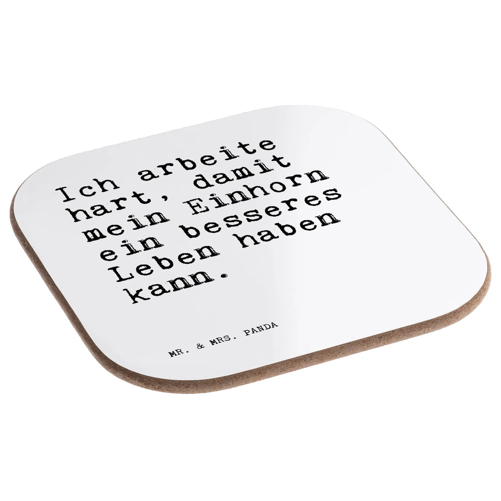 Podkładka Ich arbeite hart, damit... Przysłowie, przysłowia, zabawne przysłowia, mądrości, cytaty, prezenty z przysłowiami