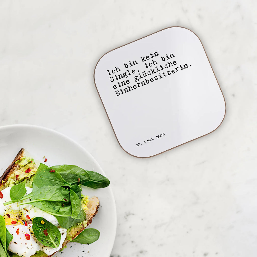 Podkładka Ich bin kein Single,... Przysłowie, przysłowia, zabawne przysłowia, mądrości, cytaty, prezenty z przysłowiami