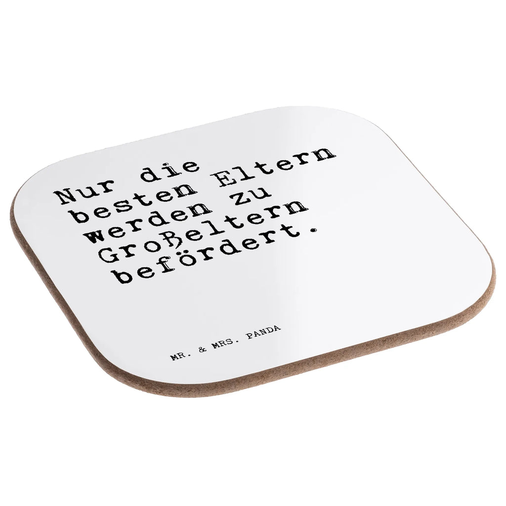 Square coaster Nur die besten Eltern... breakfast, party, glass coasters, gifts, presents, Coasters, gift, saying, sayings, funny, wisdom, quotes, Sayings Proverbs Wisdom Quotes Funny Wisdom Words