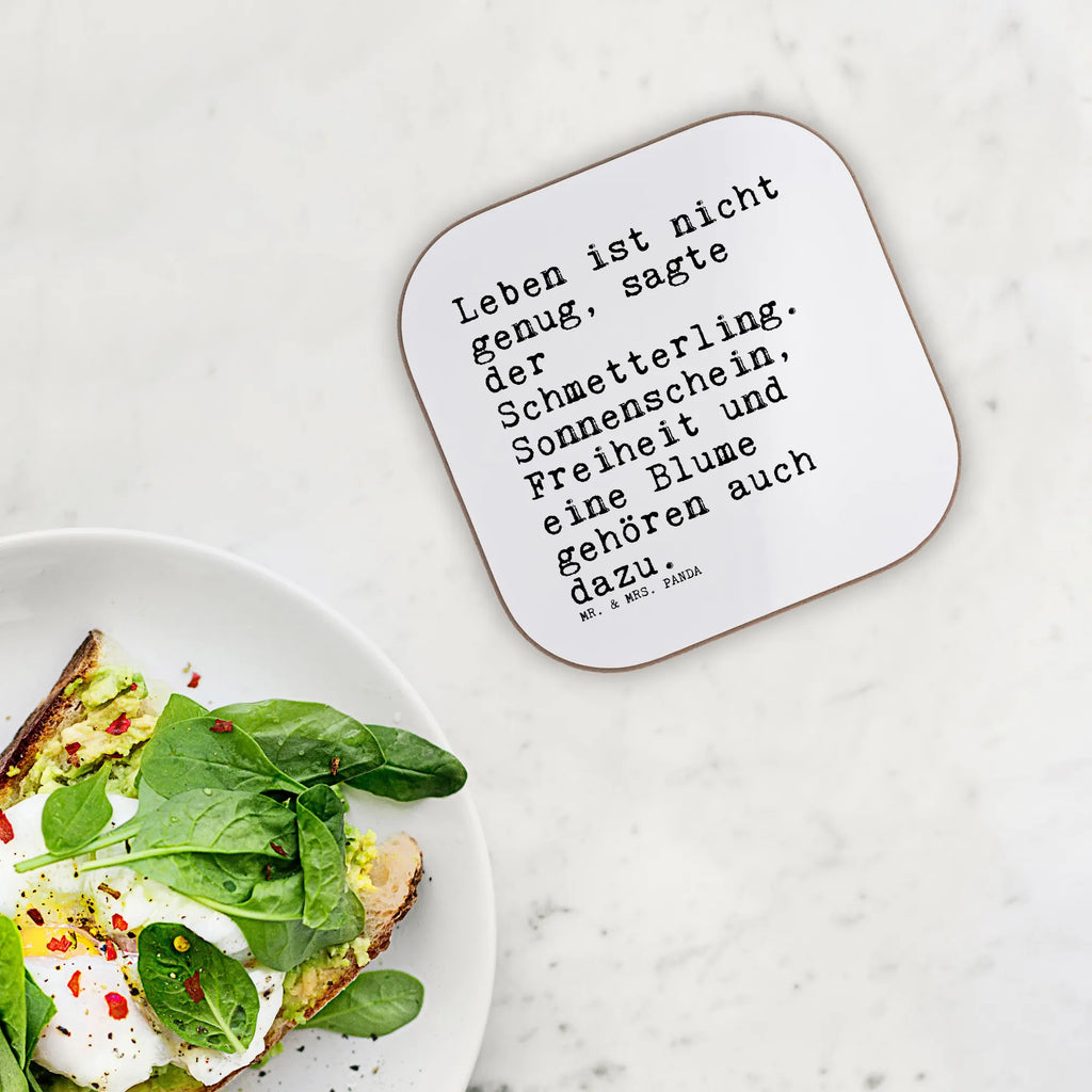 Podkładka Leben ist nicht genug,... Przysłowie, przysłowia, zabawne przysłowia, mądrości, cytaty, prezenty z przysłowiami