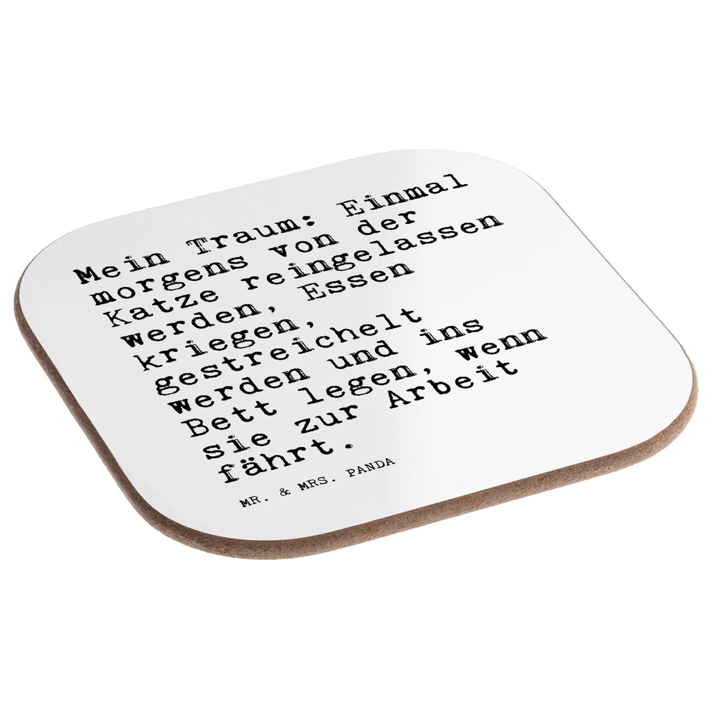 Podkładka Mein Traum: Einmal morgens... Przysłowie, przysłowia, zabawne przysłowia, mądrości, cytaty, prezenty z przysłowiami