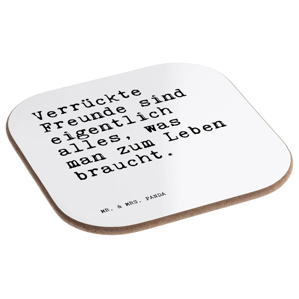 Podkładka Verrückte Freunde sind eigentlich... Przysłowie, przysłowia, zabawne przysłowia, mądrości, cytaty, prezenty z przysłowiami