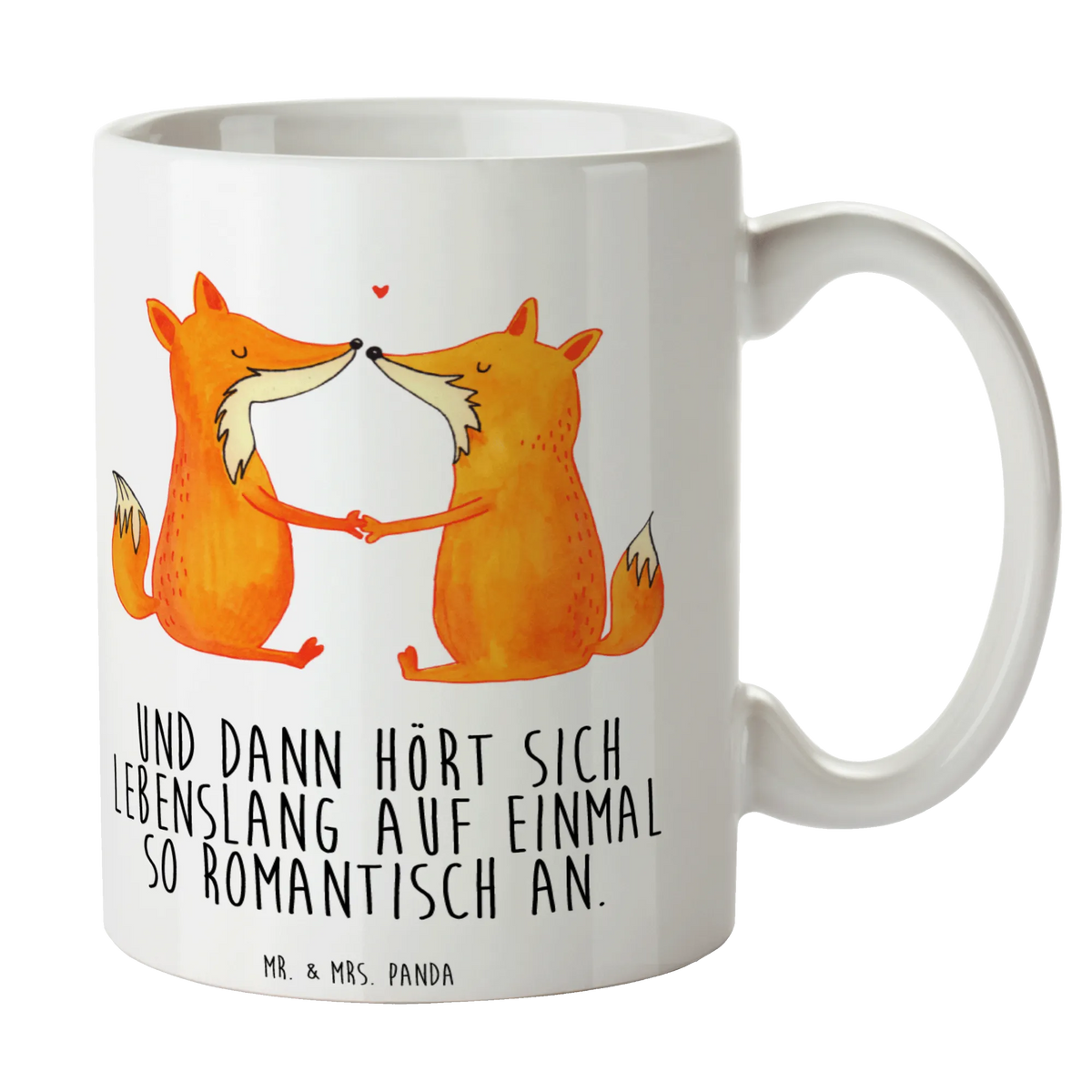 Mug foxes Love animal lover, forest wildlife, clever as a fox, foxes, boyfriend, fiancée, girlfriend, husband, lovers, marriage, proof of love, wife, couple