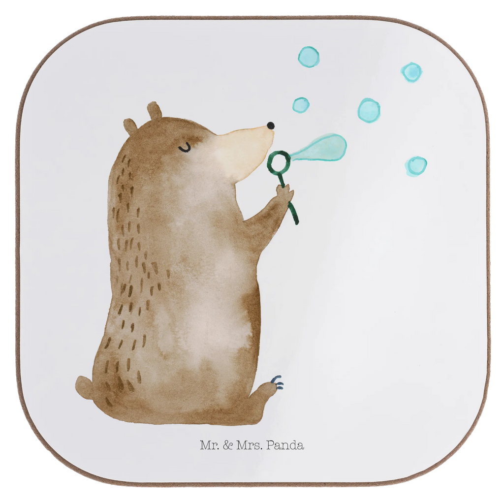 Square coaster bear soap bubbles Getränkeuntersetzer, Tassen Untersetzer, Untersetzer Design, Holzuntersetzer, Untersetzer aus Holz, Bierdeckel, Untersetzer für Gläser, Untersetzer Holz, Glasuntersetzer, Untersetzer Gläser, Untersetzer, Korkuntersetzer, Bär, Teddy, Teddybär, Seifenblasen Bär Lustig Sein Glücklich Traurig Happy