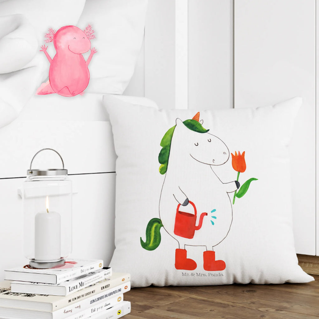 40x40 poduszka jednorożec ogrodnik Jednorożec, jednorożce, dekoracje jednorożca, jednorożec