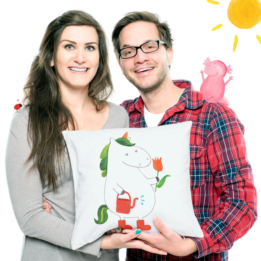 40x40 poduszka jednorożec ogrodnik Jednorożec, jednorożce, dekoracje jednorożca, jednorożec