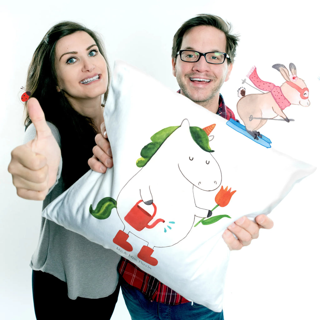 40x40 poduszka jednorożec ogrodnik Jednorożec, jednorożce, dekoracje jednorożca, jednorożec